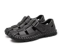 Rivccku Sandalen Herren Sommer Wanderschuhe Trekkingsandalen Leder Strand Wandersandale Laufschuhe Lässige Sneaker Sportsandalen 38-48