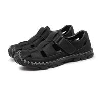 Rivccku Sandalen Herren Sommer Wanderschuhe Trekkingsandalen Leder Strand Wandersandale Laufschuhe Lässige Sneaker Sportsandalen 38-48