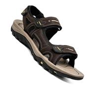Rivccku Trekkingsandalen Herren Leder Wandern Sandalen Outdoor Sport Wandersandalen Sommer Strand Schuhe