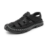 Rivccku Trekkingsandalen Herren Sommer Wanderschuhe Leder Strand Wandersandale Laufschuhe Lässige Sneaker Sportsandalen 38-48