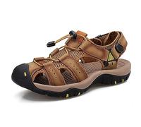 Rivccku Trekkingsandalen Herren Wandersandalen Geschlossene Outdoor Sandalen Sommer Wanderschuhe für Sport Strand Wassersport