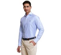 River Woods Custom Fit Checked Shirt Blue/white Größe: XXL | Business hemden Outlet | Herren | Blau