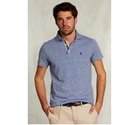 River Woods Custom Fit Cotton Polo Anon Blue Mix Blue Größe: S | Poloshirts Outlet | Herren | Blau