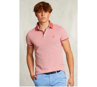 River Woods Custom Fit Cotton Polo Dark Cosmopolitan Mix Pink Größe: M | Poloshirts Outlet | Herren | Rosa