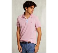 River Woods Custom Fit Cotton Polo Dark Sugar Mix Pink Größe: S | Poloshirts Outlet | Herren | Rosa