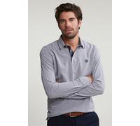 River Woods Custom Fit Cotton Polo Inox Mix Größe: S | Poloshirts Outlet | Herren