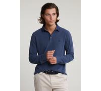River Woods Custom Fit Cotton Polo Navy Größe: S | Poloshirts Outlet | Herren | Blau