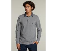 River Woods Custom Fit Cotton Polo With Pocket Graphite Mix Größe: S | Poloshirts Outlet | Herren | Weiß