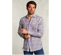 River Woods Custom Fit Floral Linen Shirt Multi Multi Größe: S | Casual hemden Outlet | Herren | Weiß