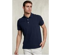River Woods Custom Fit Pima Cotton Polo Denim Mix Blue Größe: S | Poloshirts Outlet | Herren | Blau