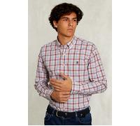 River Woods Custom Fit Plaid Shirt Orange/blue Größe: 4XL | Casual hemden Outlet | Herren | Orange