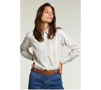 River Woods Multi Striped Blouse With Buttons Größe: 34 | Business hemden Outlet | Damen | Weiß