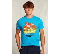 River Woods Normal Fit Basic T-shirt In Aruba Blue Größe: L | Bedruckte T-Shirts Outlet | Herren | Blau
