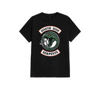 Riverdale - South Side Serpents Badge - T-Shirt - Schwarz - S - 100% Baumwolle Schwarz S