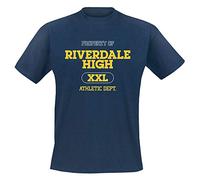 Riverdale - T-Shirt (Unisex-Xl) Varsity Logo (Blue)