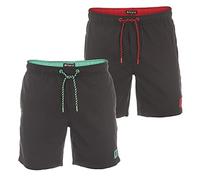 riverso RIVDavid 2er Pack L Farbmix 4 (635040) Schwarz L