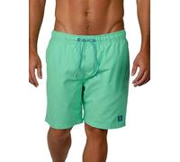 riverso Badehose Herren lang Badeshorts RIVDavid Regular Fit Schwimmhose Elastischer Bund Schwarz Blau Rot Grün Orange S M L XL XXL 3XL 4XL 5XL