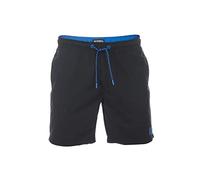 riverso Badehose Herren lang Badeshorts RIVDavid Regular Fit Schwimmhose Elastischer Bund Schwarz M (M, Black Blue)