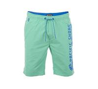 riverso Badehose Herren Regular Fit RIVJannik Badeshorts Sporthose Schwimmhose Shorts Kurze Hosen Print Elastischer Bund Grün S, Größe:S, Farbe:Flashy Green (52600)