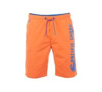 riverso Badehose Herren Regular Fit RIVJannik Badeshorts Sporthose Schwimmhose Shorts Kurze Hosen Print Elastischer Bund Orange 5XL, Größe:5XL, Farbe:Shiny Orange (51600)