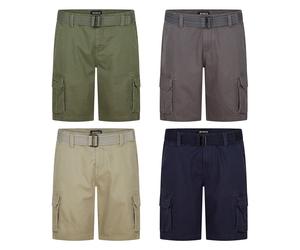riverso Cargo Shorts Herren mit Gürtel Regular Fit RIVJoko