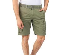 riverso Cargo Shorts Herren mit Gürtel Regular Fit RIVJoko Kurze Hosen Cargoshorts Sommer Stretch, Größe:S, Farbe:Ivy Olive