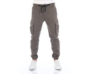 riverso Cargohose Herren Stretch RIVHanno Slim Fit Cargo Hose Taschen Schwarz Grün Beige Olive Navy Grau 30 31 32 33 34 36 38 40 42