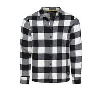 riverso Flanellhemd Herren Langarm Kariert Regular Fit RIVArne Hemd Holzfällerhemd Karohemd 100% Baumwolle 100% Baumwolle Schwarz XL, Größe:XL, Farbe:Black-White