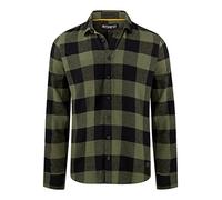 riverso Flanellhemd Herren Langarm Kariert Regular Fit RIVArne Hemd Holzfällerhemd Karohemd 100% Baumwolle Grün, XXL, 100% Baumwolle, Größe:XXL, Farbe:Ivy Green (12400)