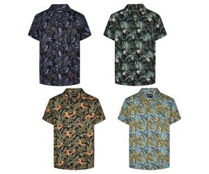 riverso Hawaii Hemd Männer Kurzarm RIVMick Regular Fit