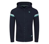 riverso Herren Kapuzenjacke RIVDanilo Hoodie Kapuzenpullover Reißverschluss Kapuze Hooded Jacke Baumwolle Blau 3XL, Größe:3XL, Farbe:Navy