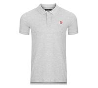 riverso Herren Poloshirt RIVJohn Basic Kurzarm Shirt Regular Fit Polohemd Kragen Baumwolle Einfarbig Knopfleiste Sommer Grau 4XL, Größe:4XL, Farbe:Pastel Grey (23100)