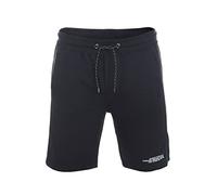 riverso Herren Sweat Short RIVBlake Regular Fit Kurze Hose Sommer Sport Bermuda Shorts Tunnelzug Print Taschen Schwarz XXL, Größe:XXL, Farbe:Black