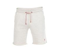 riverso Herren Sweat Short RIVMax Kurze Sweatshorts Bermuda Sommer Sport Shorts Baumwolle Beige L, Größe:L, Farbe:Light Beige Melange