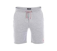 riverso Herren Sweat Short RIVMax Kurze Sweatshorts Bermuda Sommer Sport Shorts Baumwolle Grau 3XL, Größe:3XL, Farbe:Light Grey Melange (23100)