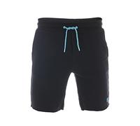 riverso Herren Sweat Short RIVMax Kurze Sweatshorts Bermuda Sommer Sport Shorts Baumwolle Schwarz S, Größe:S, Farbe:Black - Turquoise