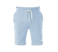 riverso Herren Sweat Short RIVMike Kurze Sweatshorts Bermuda Sommer Sport Shorts Baumwolle, Größe:XXL, Farbe:Blue Melange (19000)