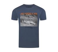 riverso Herren T-Shirt RIVCharly Fotodruck Rundhals Kurzarm Tee Shirt Regular Baumwolle Tierdruck Blau 3XL, Größe:3XL, Farbe:Blau (AJD)