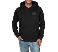 riverso Hoodie Herren mit Druck RIVScott Regular Fit Kapuzenpullover Pullover, Größe:M, Farbe:Black-Black