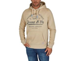 riverso Hoodie Herren Regular Fit RIVArmin Kapuzenpullover Pullover Print | Beige Grün Grau Blau Navy Schwarz S M L XL XXL 3XL 4XL 5XL