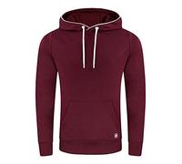 riverso Hoodie Herren Regular Fit RIVEnno Kapuzenpullover Pullover Sweatshirt 3XL, Größe:3XL, Farbe:Port Red (15400)