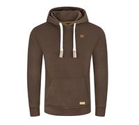 riverso Hoodie Herren Regular Fit RIVLinus Kapuzenpullover Pullover Sweatshirt Streetwear Braun M, Größe:M, Farbe:Dark Brown (21400)