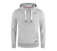 riverso Hoodie Herren Regular Fit RIVLinus Kapuzenpullover Pullover Sweatshirt Streetwear Grau S, Größe:S, Farbe:Grey 1