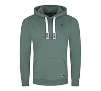 riverso Hoodie Herren Regular Fit RIVLinus Kapuzenpullover Pullover Sweatshirt Streetwear Grün, Größe:S, Farbe:Forest Green
