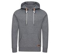 riverso Hoodie Herren Regular Fit RIVLuca Kapuzenpullover Pullover Sweatshirt Streetwear Grau XXL, Größe:XXL, Farbe:Grey Melange Standard 2 (23300)