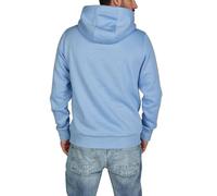 riverso Hoodie Herren Regular Fit RIVNiklas Kapuzenpullover Pullover Cross-Over-Kragen Blau XXL, Größe:XXL, Farbe:Azurine Blue