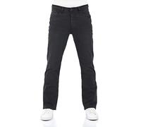 riverso Jeans Herren Stretch Bootcut RIVFalko Jeanshose Hose Denim Schwarz w31, Farbe:Black Denim (B122), Größe:31W / 34L