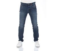 riverso Jeans Herren Stretch Slim Fit RIVCaspar Jeanshose Hose Denim Blau w40, Farbe:Dark Blue (D242), Länge:L30, Weite:40W