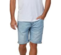 riverso Jeans Shorts Herren Stretch Kurz Regular Fit RIVUdo Kurze Hosen Bermuda Shorts Sommer Denim Einfarbig, Größe:W 30, Farbe:Light Blue Denim Stretch (L139)