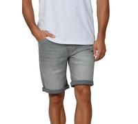 riverso Jeans Shorts Herren Stretch Kurz Regular Fit RIVUdo Kurze Hosen Bermuda Shorts Sommer Denim Einfarbig, Größe:W 40, Farbe:Grey Denim Stretch (G104)
